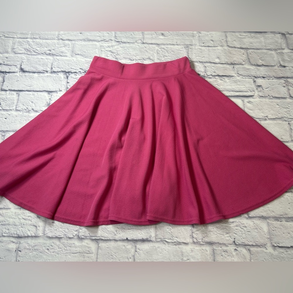 Urban Coco Vibrant Pink Skater Skirt